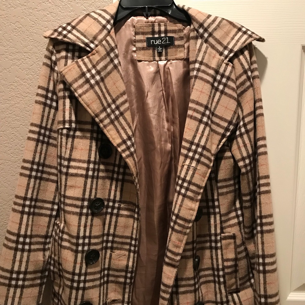 Rue 21 Burberry coat